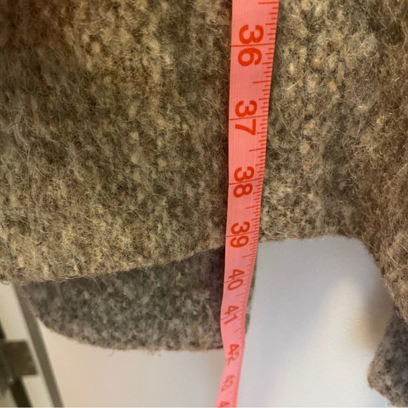 JCREW Italian Wool Car Coat Mushroom Brown and Tan - Picture 12 of 12